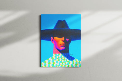 Dreaming in Neon — Chapeau | Fine Art Print